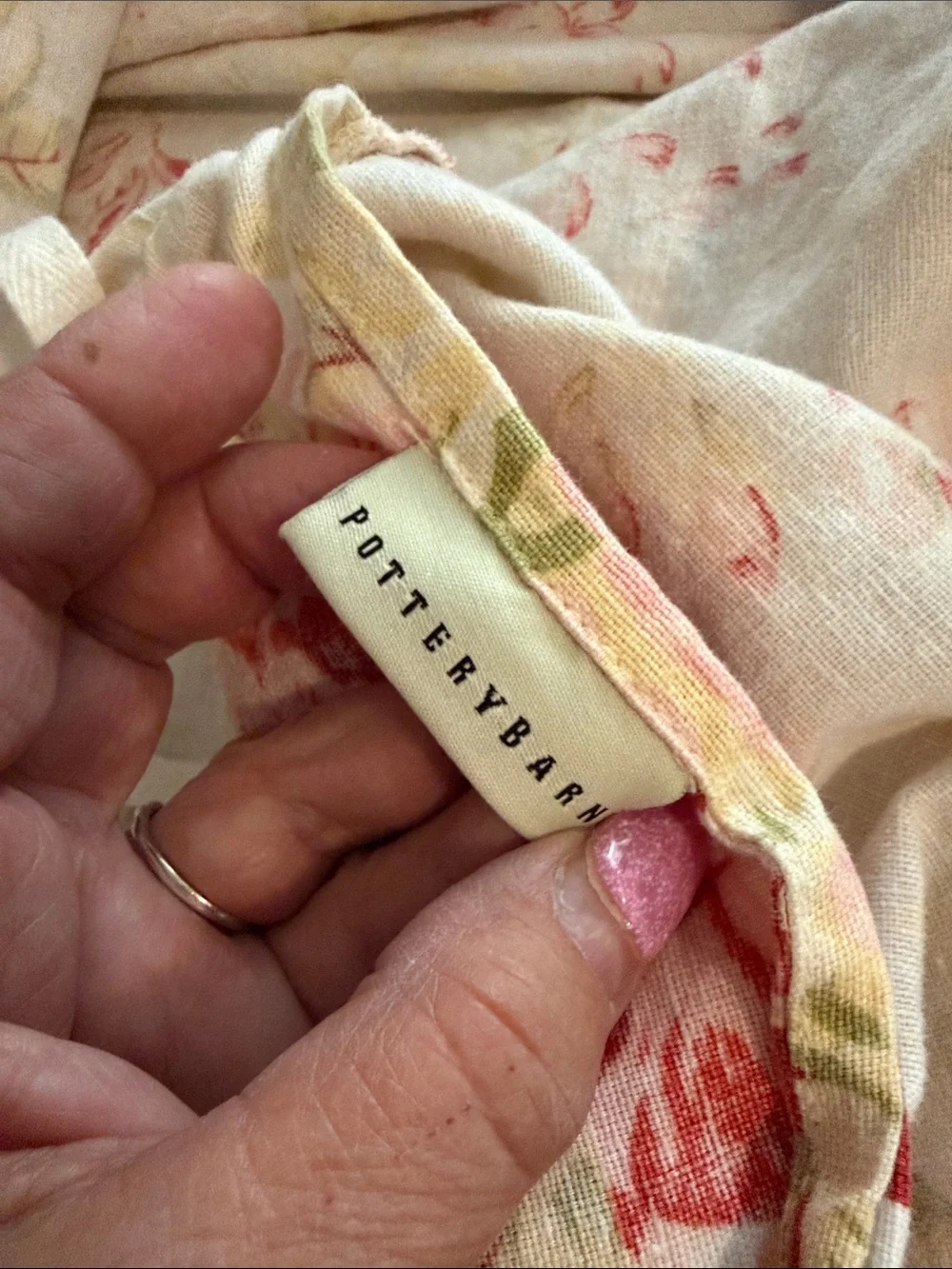 Pottery Barn cotton duvet